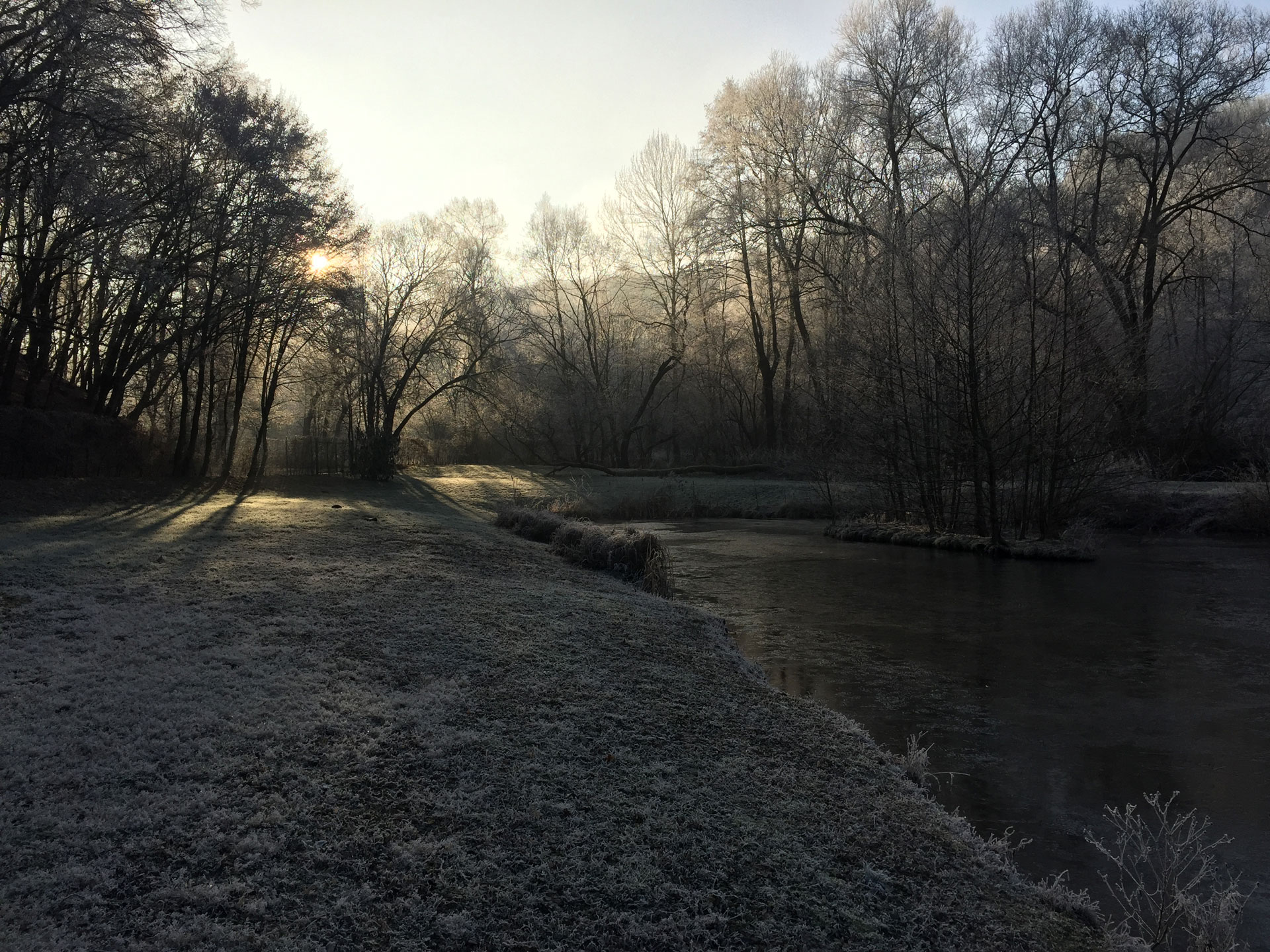 Zahrada v CHKO - zima Foto zahrady