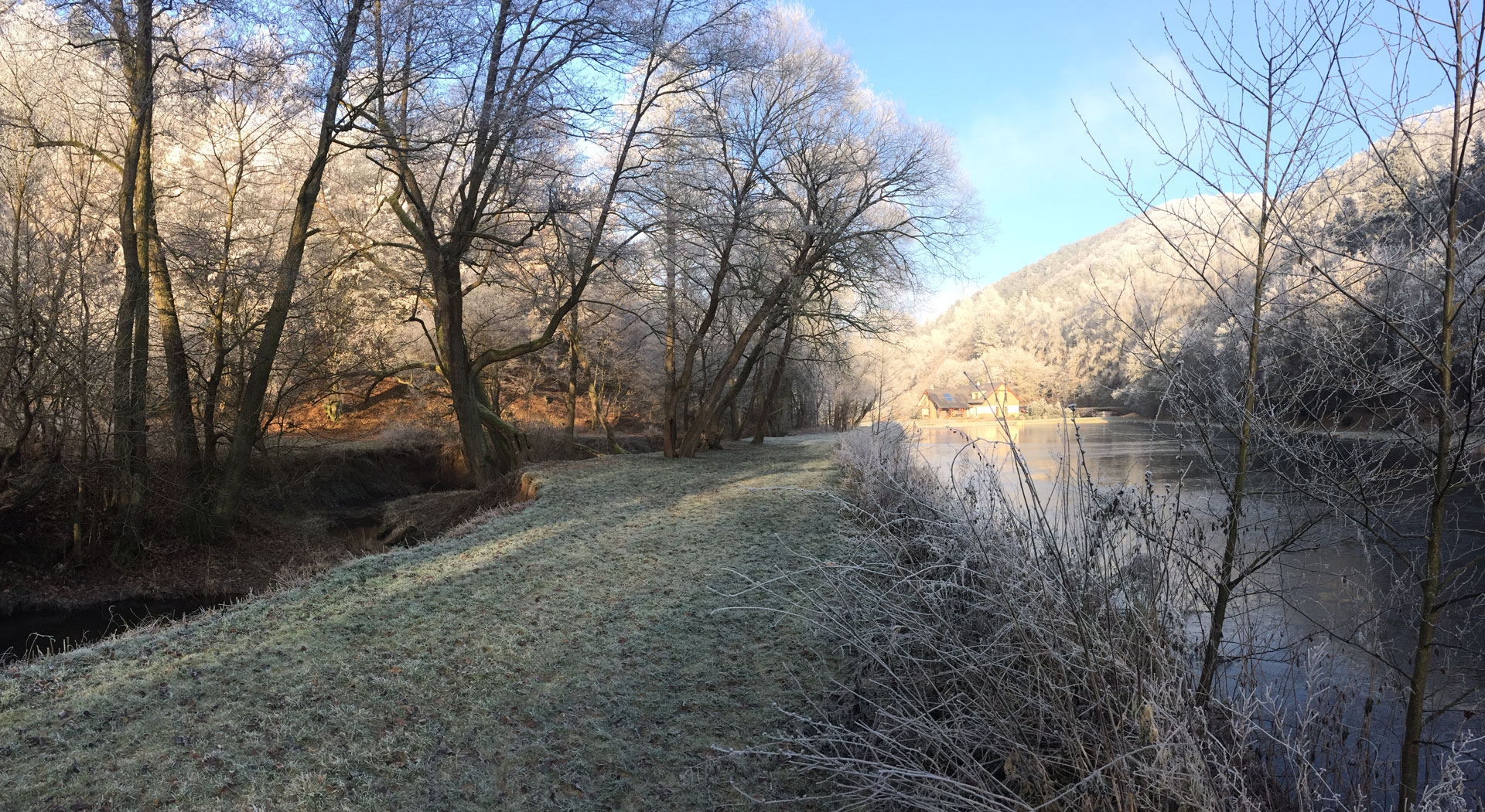 Zahrada v CHKO - zima Foto zahrady